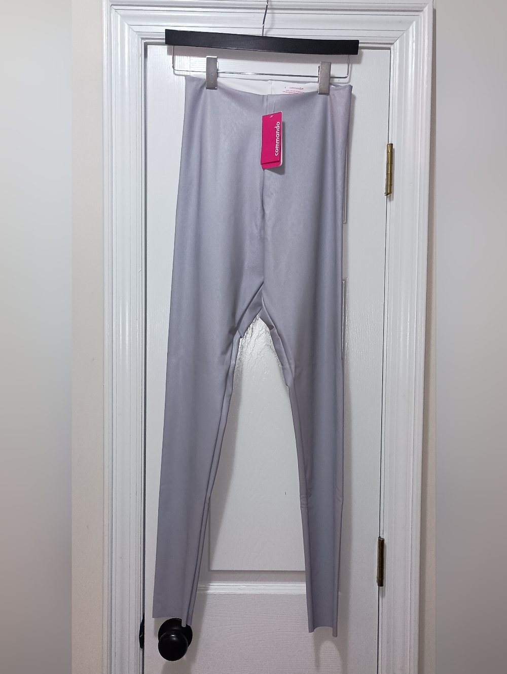Commando Faux Leather Color Mist Size Large Leggings NWT